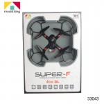 Mould King Super-F 33043 2.4GHz 6-axis RC Quadcopter with Barometer Altitude Hold (Black/White)